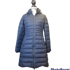 TOMMY HILFIGER puffy jacket . Large/blue.